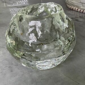 Kosta Boda Snowball Votive Candle Holder